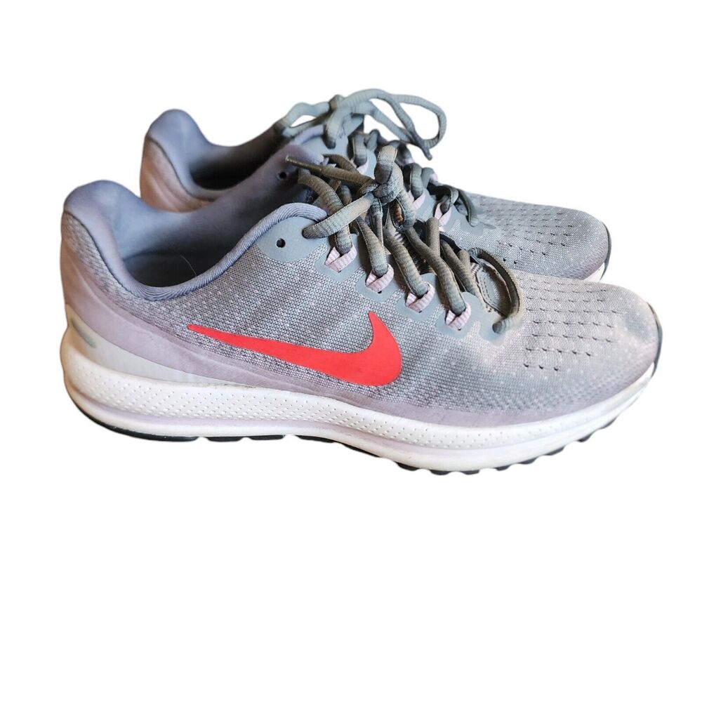 Nike Womens Air Zoom  Purple White Grey Running Shoes  922909-004 Sneakers Sz 8